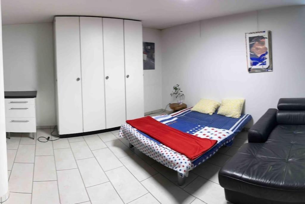 Basel - 5 Mins Away - Modern Basement Studio With Kitchen 35M2 In Muttenz Exteriér fotografie