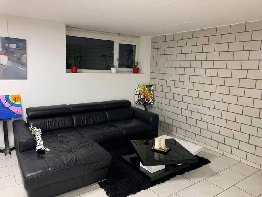 Basel - 5 Mins Away - Modern Basement Studio With Kitchen 35M2 In Muttenz Exteriér fotografie