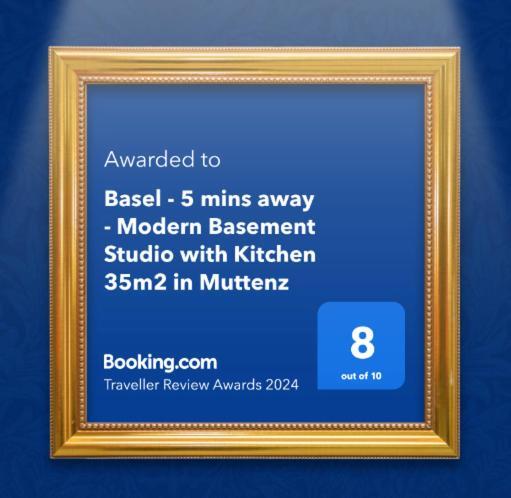Basel - 5 Mins Away - Modern Basement Studio With Kitchen 35M2 In Muttenz Exteriér fotografie